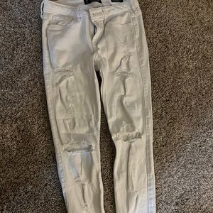 Hollister White Jeans